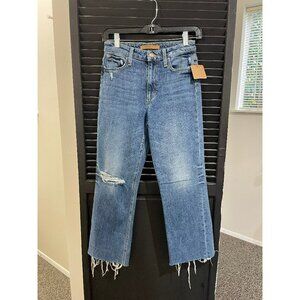 The Wyatt High Rise Retro Crop- sz 24